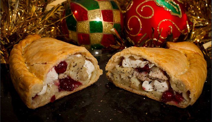 Turkey, Stuffing and Cranberry Pasties by Post - Proper Pasty Company